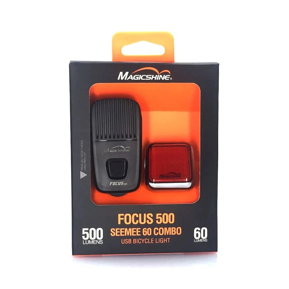 COMBO LAMPARA MAGICSHINE DE 500 LM - TRASERA 60 LM