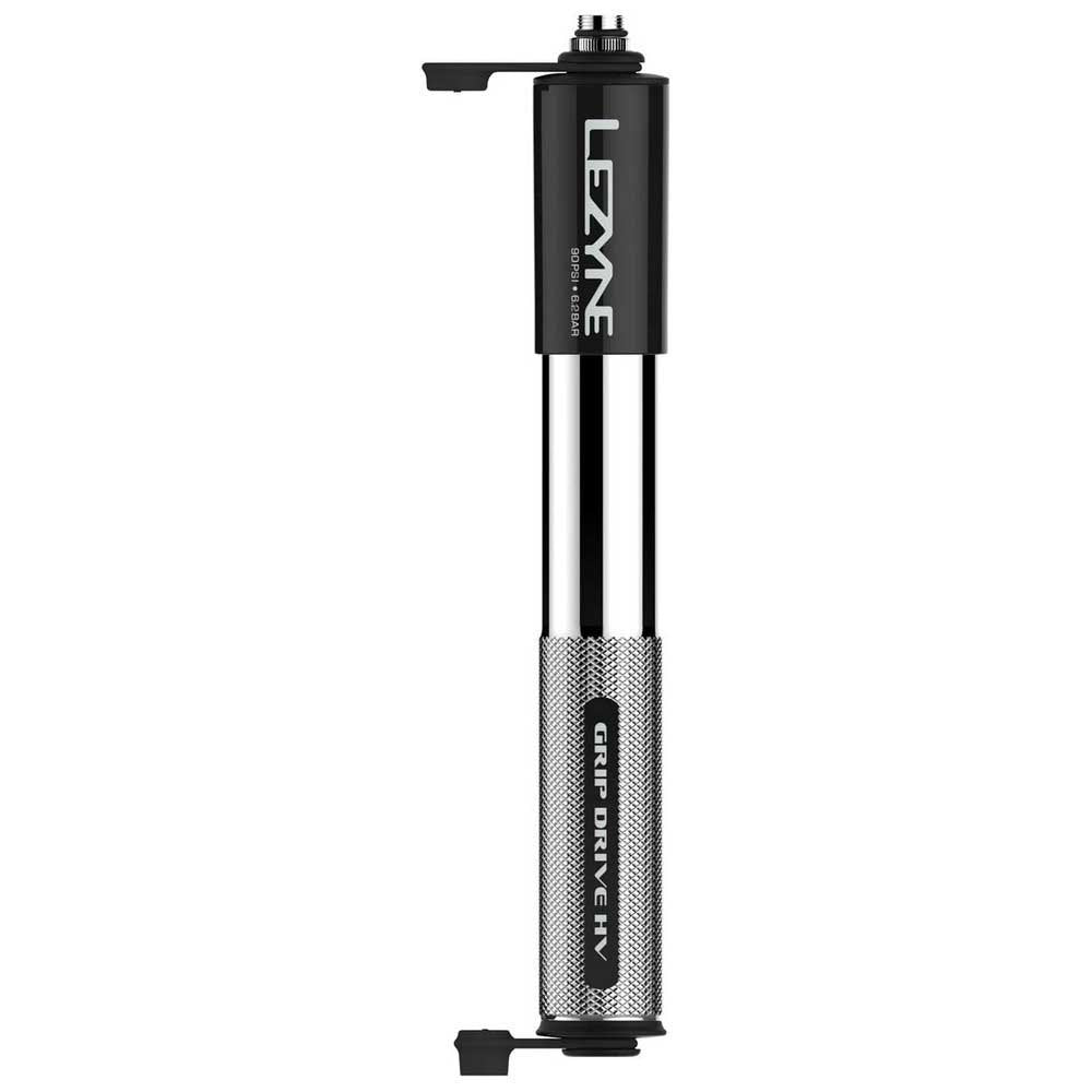 Bomba Lezyne Grip Drive  HV Mediana Plata